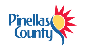 Pinelands county logo with a sun in the middle.