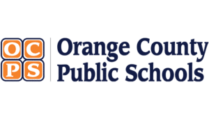 Orange county public schools logo.
