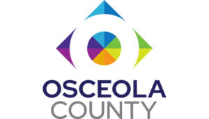 The logo for osceola county.