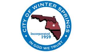 The city of winter springs logo.