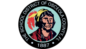 The school district of osceola county logo.